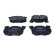 Brake Pad Set, disc brake 19-0470 Maxgear