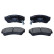 Brake Pad Set, disc brake 19-0476 Maxgear