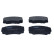 Brake Pad Set, disc brake 19-0485 Maxgear