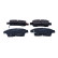 Brake Pad Set, disc brake 19-0489 Maxgear