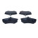 Brake Pad Set, disc brake 19-0504 Maxgear