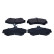 Brake Pad Set, disc brake 19-0550 Maxgear