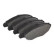 Brake Pad Set, disc brake 19-0555 Maxgear