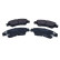 Brake Pad Set, disc brake 19-0562 Maxgear