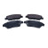 Brake Pad Set, disc brake 19-0573 Maxgear