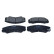 Brake Pad Set, disc brake 19-0581 Maxgear