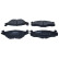 Brake Pad Set, disc brake 19-0582 Maxgear