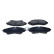 Brake Pad Set, disc brake 19-0609 Maxgear