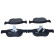 Brake Pad Set, disc brake 19-0626 Maxgear