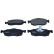 Brake Pad Set, disc brake 19-0643 Maxgear