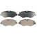 Brake Pad Set, disc brake 19-0666 Maxgear