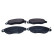 Brake Pad Set, disc brake 19-0671 Maxgear