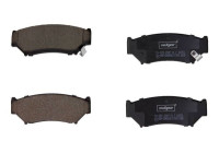 Brake Pad Set, disc brake 19-1376 Maxgear