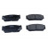 Brake Pad Set, disc brake 19-1421 Maxgear