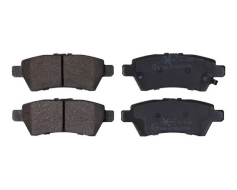 Brake Pad Set, disc brake 19-1443 Maxgear