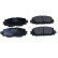 Brake Pad Set, disc brake 19-1537 Maxgear