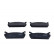 Brake Pad Set, disc brake 19-1764 Maxgear