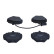 Brake Pad Set, disc brake 19-2937 Maxgear