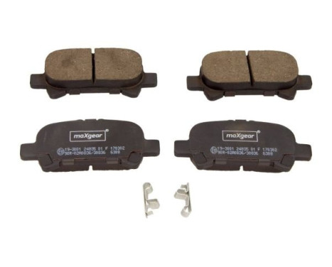 Brake Pad Set, disc brake 19-3001 Maxgear