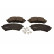 Brake Pad Set, disc brake 19-3383 Maxgear