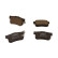 Brake Pad Set, disc brake 19-3387 Maxgear