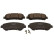 Brake Pad Set, disc brake 19-3393 Maxgear