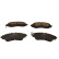 Brake Pad Set, disc brake 19-3398 Maxgear