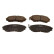 Brake Pad Set, disc brake 19-3400 Maxgear