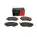 Brake Pad Set, disc brake 19-3400 Maxgear, Thumbnail 2