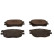 Brake Pad Set, disc brake 19-3410 Maxgear