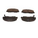 Brake Pad Set, disc brake 19-3411 Maxgear