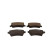 Brake Pad Set, disc brake 19-3412 Maxgear