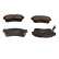 Brake Pad Set, disc brake 19-3414 Maxgear