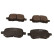 Brake Pad Set, disc brake 19-3415 Maxgear