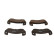 Brake Pad Set, disc brake 19-3419 Maxgear