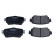 Brake Pad Set, disc brake 19-3599 Maxgear