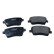 Brake Pad Set, disc brake 19-3605 Maxgear