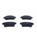 Brake Pad Set, disc brake 19-3606 Maxgear