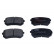 Brake Pad Set, disc brake 19-3647 Maxgear