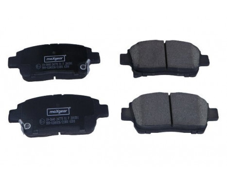 Brake Pad Set, disc brake 19-3648 Maxgear