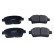 Brake Pad Set, disc brake 19-3648 Maxgear