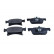 Brake Pad Set, disc brake 19-3650 Maxgear