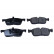 Brake Pad Set, disc brake 19-3653 Maxgear