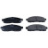 Brake Pad Set, disc brake 19-3662 Maxgear