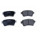 Brake Pad Set, disc brake 19-3663 Maxgear