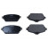 Brake Pad Set, disc brake 19-3676 Maxgear