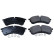 Brake Pad Set, disc brake 19-3679 Maxgear