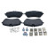 Brake Pad Set, disc brake 19-3872 Maxgear