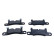 Brake Pad Set, disc brake 19-3873 Maxgear