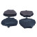 Brake pad set, disc brake 19-3922 Maxgear